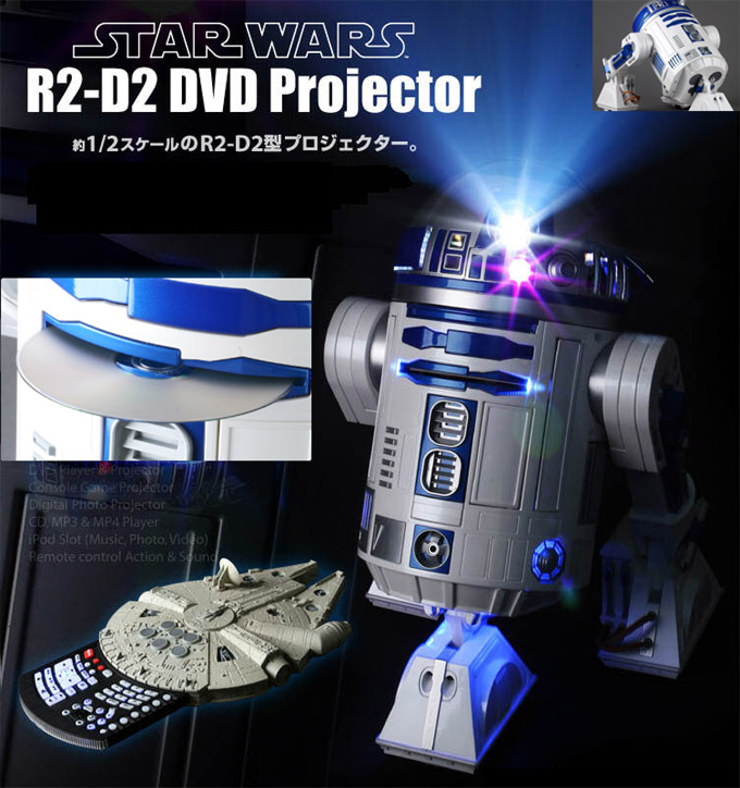 NIKKO社製スターウォーズR2D2 DVDプロジェクター - アメコミ