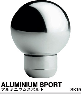 MOMO シフトノブ アルミニウムスポルト SK19(正規輸入品)(ALUMINIUM SPORT)