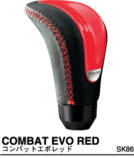 MOMO シフトノブ コンバットエボ レッド SK86(正規輸入品)(COMBAT EVO RED)