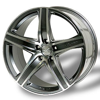 定番安いLXRYHANES　ラグジーヘインズ　19インチ　アルミホイール　美品　バリ溝　4本セット　19X8JJ　+38　PCD114.3　210系　220系　クラウン ラジアルタイヤ