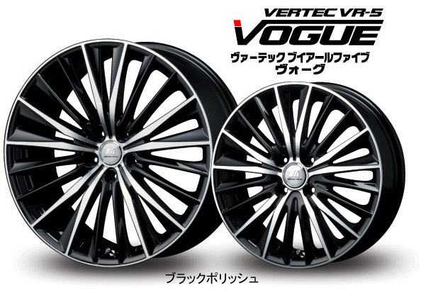 MANARAY（マナレイ） VERTEC VR-5 VOGUE 18インチ×8.0J 5H-114.3 +35