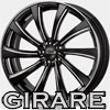 MADELENA GIRARE(マデリーナ ジラーレ) 22インチ×8.5J 5H-114.3 +30 ピアノブラック サイドマシニング(1本)●ハブ径:73φ ●エアセンサー対応 ●付属パーツ:センターオーナメント、エアバルブ ●ハブクリアランス:52mmの詳細はクリック!